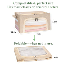 Load image into Gallery viewer, 22L Cashmere Sweater Storage Bag with Natural Cedar Balls | BREATHABLE Cashmere Storage Bag Friendly for Knitwear Merino Wool/Knit Sweater for Closet Shelf Wool Clothes Garment Organizer Pouch