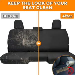 Kistrba Truck Seat Cover Compatible with 1995-2005 Isuzu NPR Front 40/60 Split Bench Seat Cover
