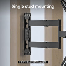 Load image into Gallery viewer, ONKRON Full Motion TV Wall Mount for 32-65 Inch Screen up to 90.4 lbs, Rotating TV Mount with Swivel and Tilt, Extendable Arm, VESA 100x100-400x400, Articulating Television Mount Bracket Black