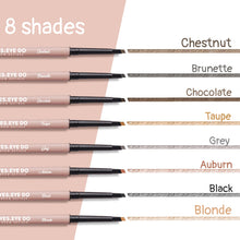 Load image into Gallery viewer, Grey Eyebrow Pencil for Older Women, Dual-Ended Gray Eyebrow Pencil for Grey Hair with Spoolie, Micro Triangle Tip Eye Brow Filler Pen for Natural Looking, Hair-Like Stroke, Gray, YES.EYE DO