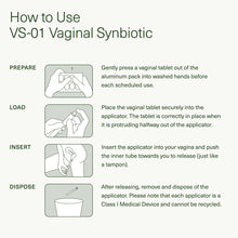 Load image into Gallery viewer, Seed VS-01 Vaginal Synbiotic - Prebiotic &amp; Probiotic for Women - L. Crispatus Probiotic Suppositories for Vaginal Health, pH, &amp; Yeast Balance - 8 Suppositories (60-Day Supply)