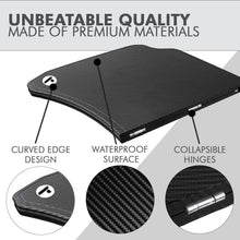 Load image into Gallery viewer, CYBERDESK: Portable Car Table for Tesla Model 3 X Y - Workstation Desk, Dining Tray, Laptop Holder for Remote Work, Eating, Travel, and Business - Easy Installation, Sturdy Design (Large)