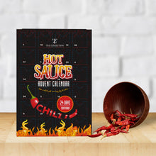 Load image into Gallery viewer, Hot Sauce Advent Calendar 2024-24 Days Chilli Sauce Advent Calendar, Food Advent Calendar 2024 Men, Hot Sauce Set, Non-chocolate Advent Calendar Women, Chilli Challenge Hot Sauce (Black)