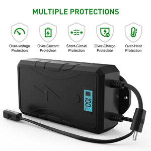 Battery for Reclining Furniture with LCD 2500mAh Rechargeable Battery for Power Recliners Electric Recliner Sofas Chairs Couch for 2-Pin Connection