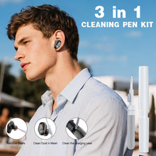 Load image into Gallery viewer, POZCIS for Skullcandy Method 360 ANC Case Cover, Soft Silicone Protective Earbuds Case, Only Compatible with Skullcandy Method 360 ANC with Cleaner Kit Accessories Set(Off-White)