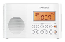 Load image into Gallery viewer, Sangean H201 Shower Radio AM/FM Waterproof, Weather Alert Radio, White