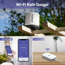 Load image into Gallery viewer, RAINPOINT Wireless Digital Rain Gauge Outdoor with App - Smart Rain Gauge with Accurate Weather Sensor - Complete Home Weather Stations Kit with Water Gauges and 2.4 GHz Wi-Fi Smart Gateway Hub