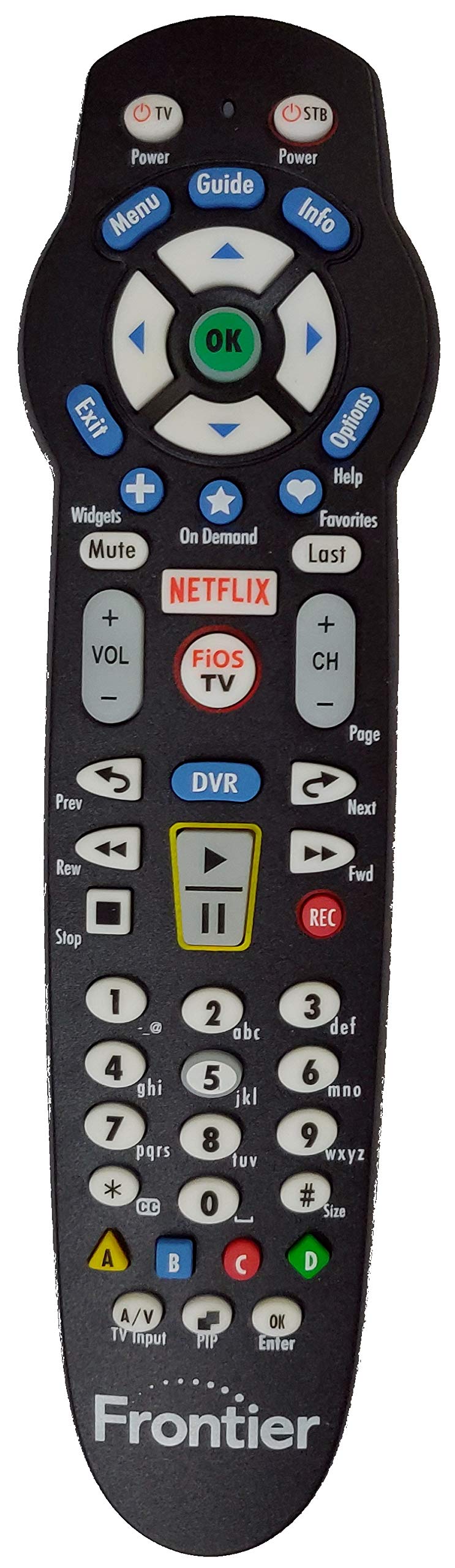 Verizon FiOS TV Replacement Remote Control - Version 5 | New Original Factory Sealed with User Manual and 2 AA Batteries Included | Compatible with All Verizon FiOS Systems and Set Top Boxes