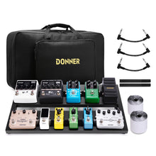 Load image into Gallery viewer, Donner Guitar Pedal Board Case DB-3 Aluminium Pedalboard 20&#39;&#39; x 11.4&#39;&#39; x 4&#39;’ with Bag