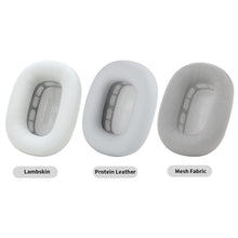 Load image into Gallery viewer, Lambskin Ear Pads for AirPods Max Headphones Sheepskin Leather Earpads Replacement with Memory Foam and Magnet Sweat Proof&amp; Excellent Noise Isolation White