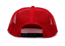 Load image into Gallery viewer, Booty Hunter Flat Bill Unisex-Adult One-Size Trucker Hat Cap Black/Red/White