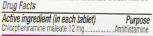 Load image into Gallery viewer, Chlorpheniramine Maleate Extended Release, 12 Mg , 60 Tablets