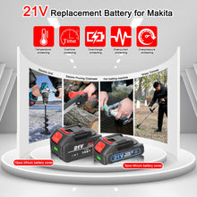 Load image into Gallery viewer, Vislone 21V Rechargeable Lithium Battery and Battery Adapter Replacement Battery for Power Tool with Battery Level Indicator