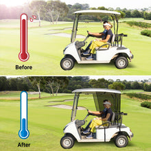Load image into Gallery viewer, Toriexon Golf Cart Sun Shade Cover for Yamaha G14 G16 G22 G29 Drive2, Encrypted Polyester Mesh Shield, UV Protection &amp; Heat Isolation, Easy-to-Install Golf Cart Cover for Yamaha Cart, 63&#39;&#39; x 45.25&#39;&#39;