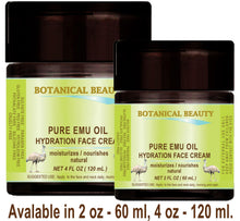 Load image into Gallery viewer, PURE EMU OIL HYDRATION FACE CREAM For Normal - Dry - Sensitive Skin. Moisturizing and Nourishing. 2 Fl. oz. - 60 ml by Botanical Beauty