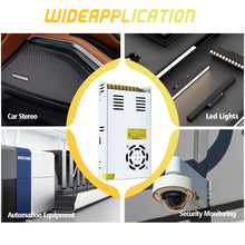 Load image into Gallery viewer, AC to DC Converter 110V to 24V 25A 600W Power Converter, AC 110V 220V to DC 24V Universal Switching Regulated Power Supply SMPS Transformer AC to DC Adapter for LED,CCTV,RV (DC24V-25A-600W)