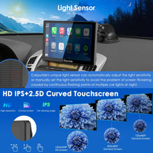 Load image into Gallery viewer, 2025 CARPURIDE 9 Inch Car Play Screen for Car, Compatible with Wireless/Wired Apple CarPlay, Android Auto and Mirror Link - Bluetooth Audio, Navigation,Siri, FM, AUX