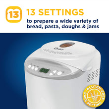 Load image into Gallery viewer, Oster Expressbake Bread Maker with Gluten-Free Setting, 2 Pound, White (CKSTBR9050-NP)