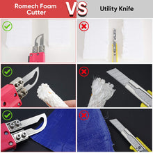 Load image into Gallery viewer, ROMECH Foam Cutter Pro Electric Hot Knife, 100W Styrofoam Cutting Tool Kit- with Heavy-duty Case Blades &amp; Accessories RM-008 (100W)