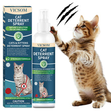 Load image into Gallery viewer, Cat Deterrent Spray, Natural Cat Repellent Spray, Anti-Scratch Deterrent for Furniture, Sofas, Rugs, Curtains, Plants, Indoor &amp; Outdoor Repellent Cats Kittens, Non-Toxic, Alcohol-Free 6.76 FL Oz
