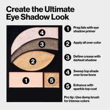 Load image into Gallery viewer, REVLON PhotoReady Eye Contour Kit, Eyeshadow Palette with 5 Wet/Dry Shades &amp; Double-Ended Brush Applicator, Avant Garde (525), 0.1oz