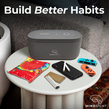 Load image into Gallery viewer, Mindsight Timed Lock Box | Unplug from Phones, Video Games, Social Media, Snacks &amp; Cravings | 3 Modes based on Willpower | Easy to Use | Out of Sight ~ Out of Mind | Boost Your Mental Wellness