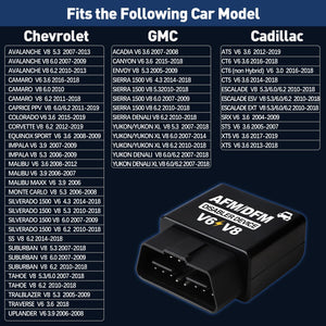 AFM/DFM Disabler Active Fuel Management Disable Device Compatible with GM V6 V8 Motor Chevy Suburban Silverado Tahoe Sierra Yukon Escalade 4.3L 5.3L 6.0L 6.2L RA003 AFM Disabler