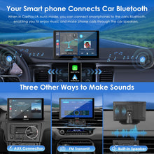 Load image into Gallery viewer, 2025 CARPURIDE 9 Inch Car Play Screen for Car, Compatible with Wireless/Wired Apple CarPlay, Android Auto and Mirror Link - Bluetooth Audio, Navigation,Siri, FM, AUX