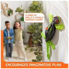 Load image into Gallery viewer, HEX BOTS Wall Crawler Gecko, Rechargeable Remote Control Robot, Climbs Walls, LED Eyes, Ages 4+