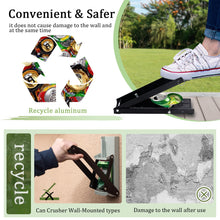 Load image into Gallery viewer, Can Crusher for Recycling Aluminium Foot Operated, Heavy Duty Portable Pedal Steel Floor Can Smashers for 6Oz-24Oz Beer Cans, Canned Pet Food, Metal/Plastic Bottle Soda Can Crushers
