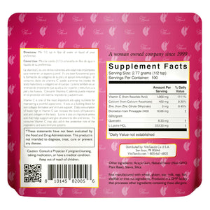 Cocó March N.M.D 1000 mg Vitamin C Powder- for Collagen Production & Immune Support, Zinc, Bromelain, Quercetin, L-Lysine - Free from: Gluten Dairy, Soy, GMOs, Vegan and Keto Friendly 10 Oz