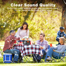 Load image into Gallery viewer, Goodes Portable Radio AM FM with Best Reception, Transistor Radio with Loud Speaker, Battery Powered or DC USB, Clear Dial, Digital Time Display, Headphone Jack,Perfect for Home/Outdoor/Emergency Use
