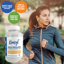 Load image into Gallery viewer, Konsyl Daily Psyllium Fiber Capsules - Contains 1500mg of All-Natural Psyllium Husk Powder per Serving - Supports Digestive Health and Weight Management Goals+ (500 Count (Pack of 1), Unflavored)