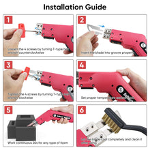 Load image into Gallery viewer, ROMECH Foam Cutter Pro Electric Hot Knife, 100W Styrofoam Cutting Tool Kit- with Heavy-duty Case Blades &amp; Accessories RM-008 (100W)