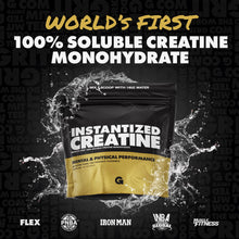 Load image into Gallery viewer, Gains in Bulk Instantized Creatine Monohydrate for Women and Men, Soluble Pre Workout Powder, Supports Muscle Building, Strength and Performance, Bodybuilding Supplements, Unflavored, 30 Servings