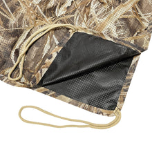 Load image into Gallery viewer, AUSCAMOTEK One Way See Through Camouflage Mesh Camo Netting Material for Hunting Ground Blind - Duck &amp; Deer Marsh 5X13FT