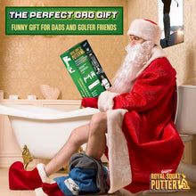 Load image into Gallery viewer, Gagster Royal Squat Putter – Mini Golf Toilet Game – Foldable Potty Stool for Adults – Funny Gag Gift for Men – White Elephant Present Ideas for Office – Indoor Golf Game for Men