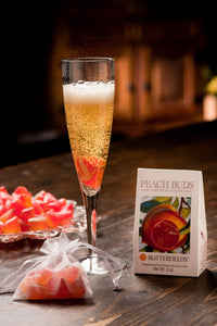Butterfields Candy - Gourmet, Old-Fashioned PEACH Buds Hard Candy | Gluten Free | Made with 100% Real, Pure Cane Sugar | Handcrafted in the USA- 1 Lb. Bag