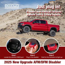 Load image into Gallery viewer, BENOWO AFM Disabler 5.3 Silverado AFM/DFM Disabler Active Fuel Management Disabler for V6 &amp; V8 GM Motors Designed in USA (Chevy Tahoe Camaro Colorado Suburban GMC Sierra Yukon Cadillac Escalade)
