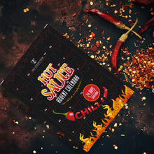 Load image into Gallery viewer, Hot Sauce Advent Calendar 2024-24 Days Chilli Sauce Advent Calendar, Food Advent Calendar 2024 Men, Hot Sauce Set, Non-chocolate Advent Calendar Women, Chilli Challenge Hot Sauce (Black)