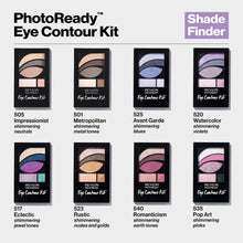 Load image into Gallery viewer, REVLON PhotoReady Eye Contour Kit, Eyeshadow Palette with 5 Wet/Dry Shades &amp; Double-Ended Brush Applicator, Avant Garde (525), 0.1oz