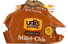 Load image into Gallery viewer, Udi&#39;s Gluten-Free Millet-Chia Bread, 14.3 OZ [8 per Case]