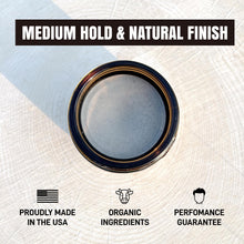 Load image into Gallery viewer, Earth Wave All Natural Tallow Hair Clay - Premium Hair Styling Clay - Organic Ingredients - Zero Toxins - Perfect for everyday use - Medium Hold &amp; Natural Finish - Non-Greasy Formula – 2.5 oz