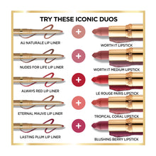 Load image into Gallery viewer, L&#39;Oreal Paris Colour Riche Lip Liner Pencil, Creamy Lip Liner with Omega 3 and Vitamin E, 765 Always Red (Red)