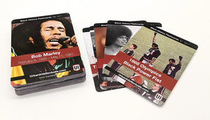 Urban Intellectuals Black History Flashcards - Volume 1 Famous Black Cultural Holiday Trivia Playing Cards Educational Activity for Adults Classroom