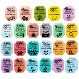 Wonder Wafers Car Air Freshener Wafers Variety Pack of 24 - Individually Wrapped Car Air Fresheners - 23 Scents Car Fresheners (24 Pack 23 Scents)