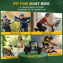 Load image into Gallery viewer, GINEOO New Noseless Oversized Bike Seat, Extra Wide Comfort Pure Memory Foam Bicycle Seat Cushion, Compatible Saddle Replacement with Electric Bike, Exercise, Cruiser, Road Bike for Men &amp; Women