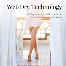 Load image into Gallery viewer, Remington Smooth &amp; Silky Electric Shaver for Women, 4-Blade Smooth Glide Foil Shaver and Bikini Trimmer with Almond Oil Strip, Shave Wet or Dry