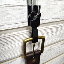 Load image into Gallery viewer, Black Belt Hangers for Retail - Economic Plastic Belt Hooks, 200 Pack