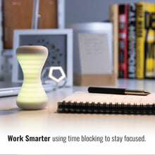 Load image into Gallery viewer, Focus Timer® Visual Timer | Adjustable Hourglass Design 1-100 Minutes for Pomodoro, Productivity &amp; Deep Work | Helps Kids &amp; Adults with ADHD with Time Management | Silent Countdown &amp; Soothing Chime